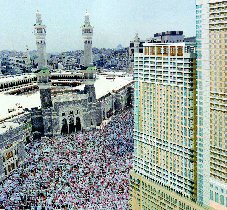 Friday's noon prayer at Haram in Makkah